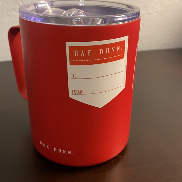 Rae Dunn PEPPERMINT MOCHA Stainless Steel Mug - Picture 3 of 3